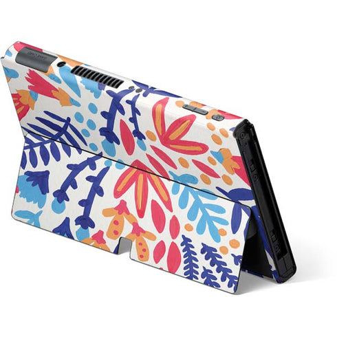 Cat Coq Color Foliage Nintendo Switch OLED (2021) Skin